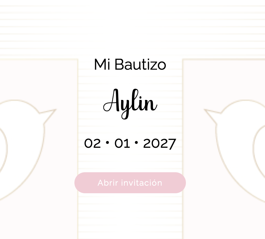 Bautizo Niña